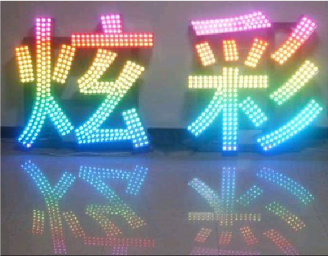 石渠LED发光字开始流行的原因。