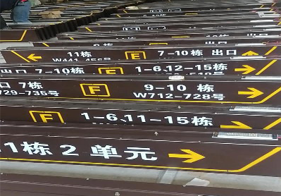 石渠广告标识中，常见的几种安装方式。