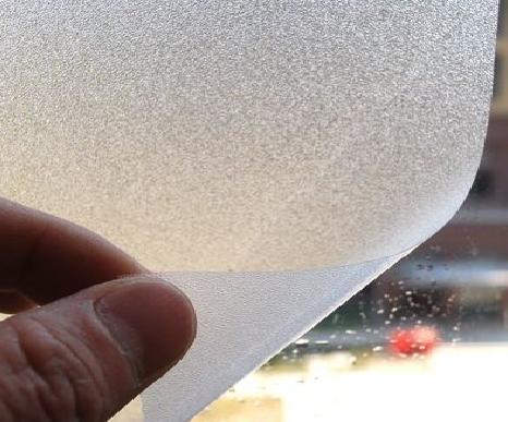 石渠玻璃门外面粘广告用什么材料好？